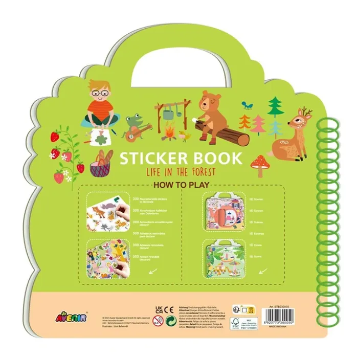 Sticker book - байгаль