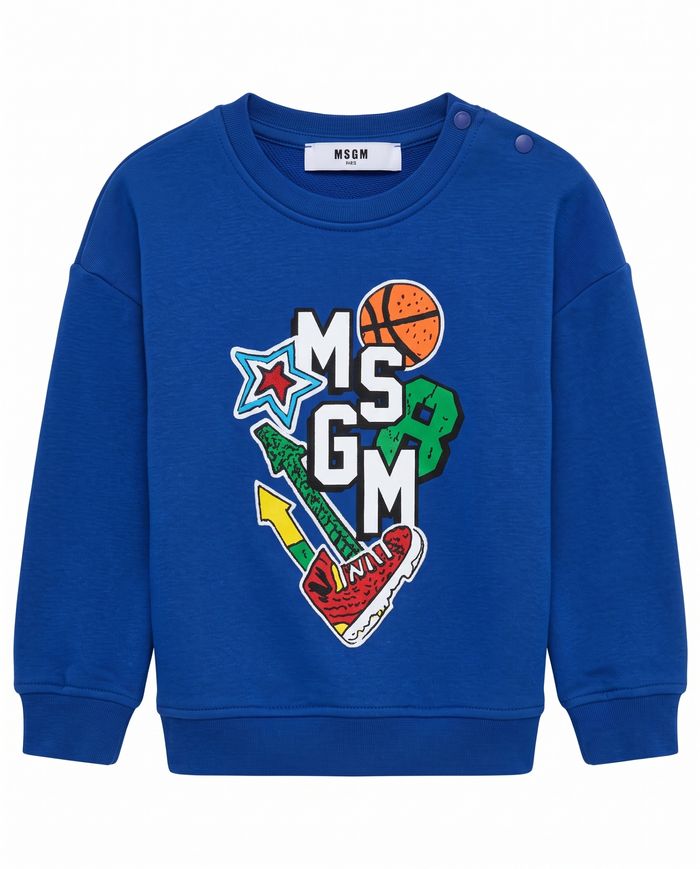 STRETCH FLEECE SWEATSHIRT
