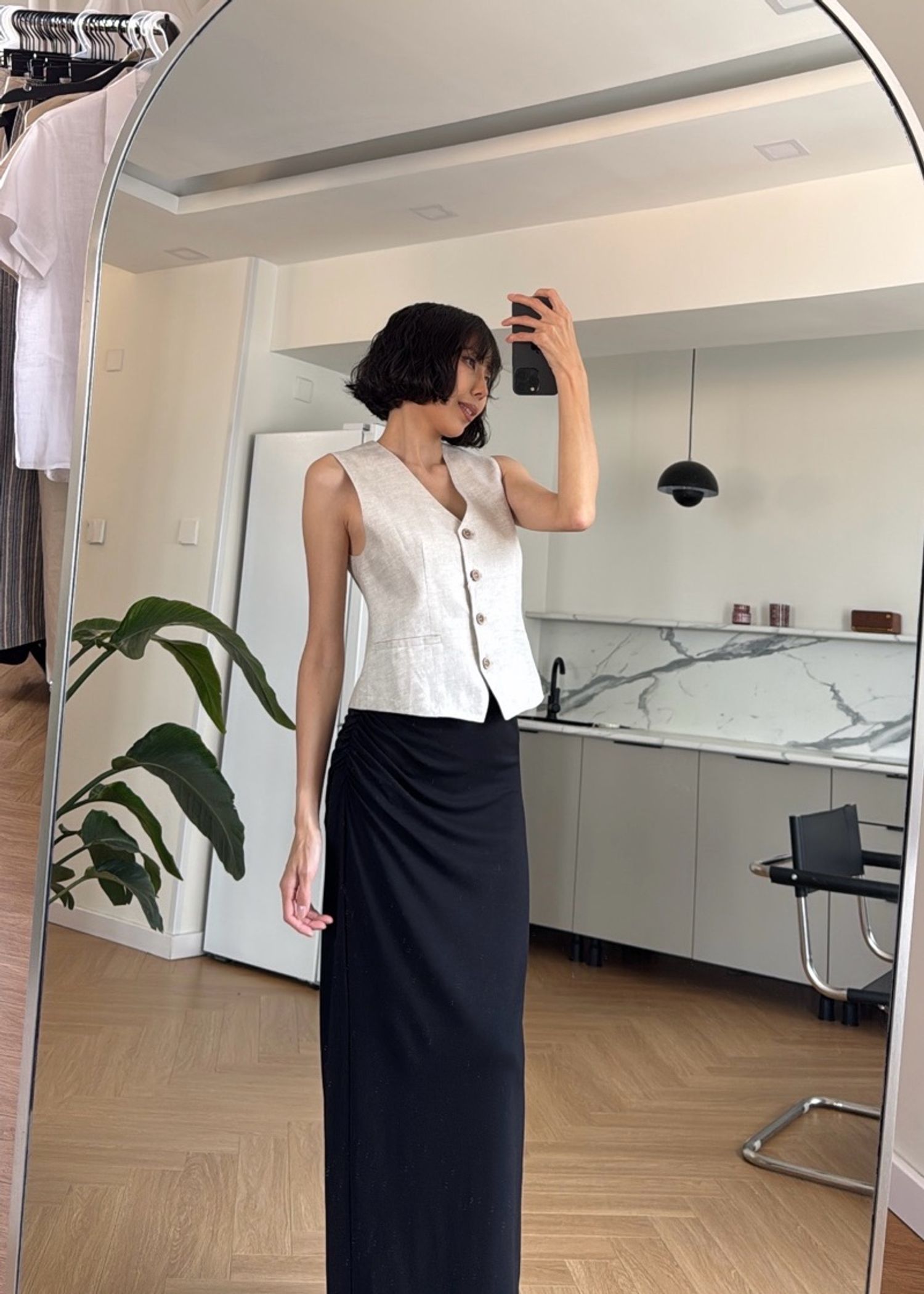Retro Elegant V-Neck Vest