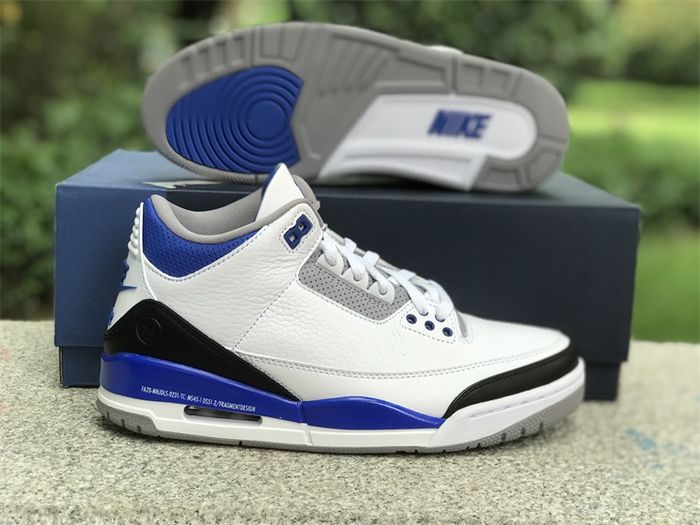 Air Jordan 3 x Fragment design Racer Blue
