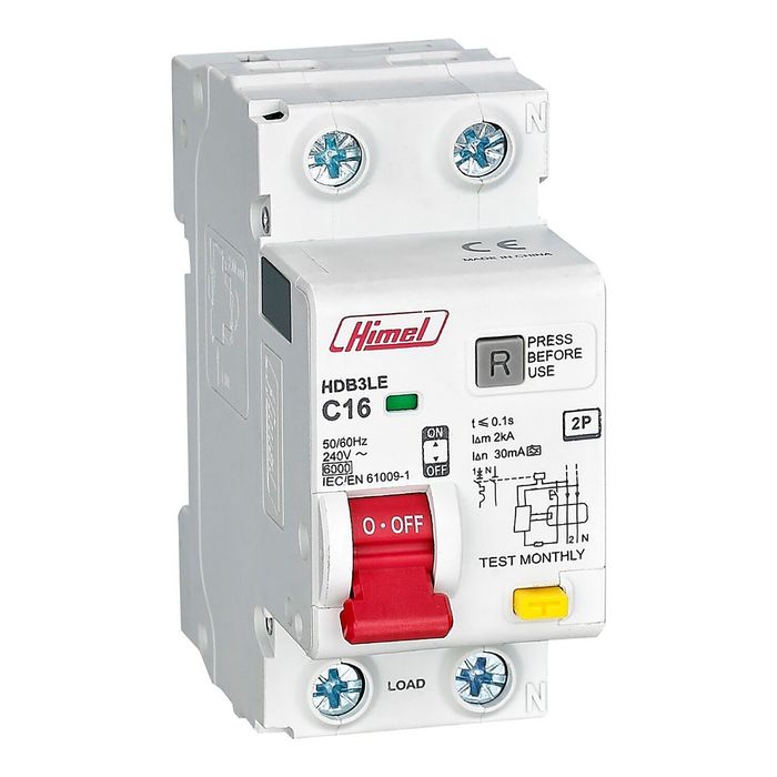 HDB3LE, 2P, C CURVE, 32A, 30MA, AC