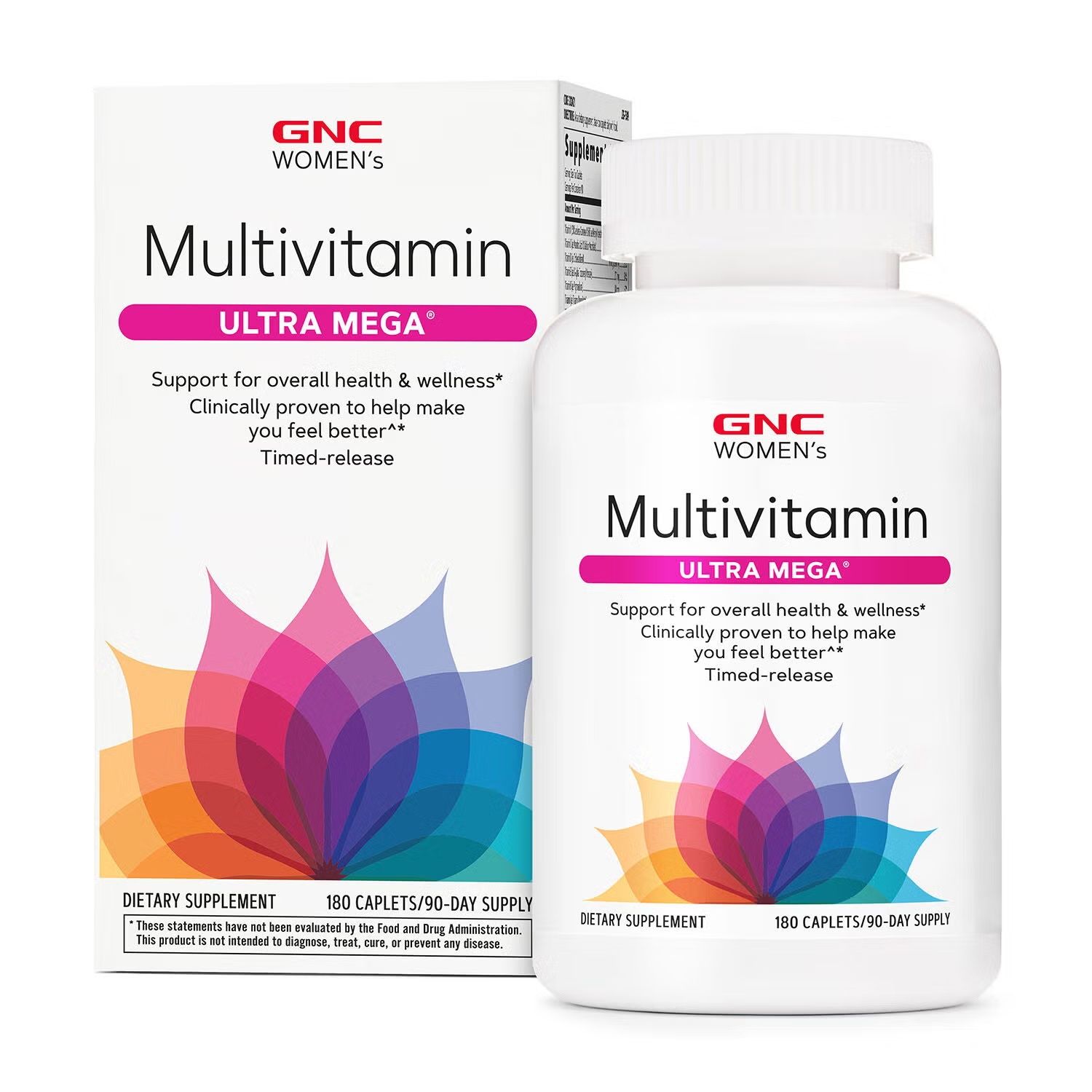 Women's Ultra Mega Multivitamin - 180 Caplets (90 Servings)