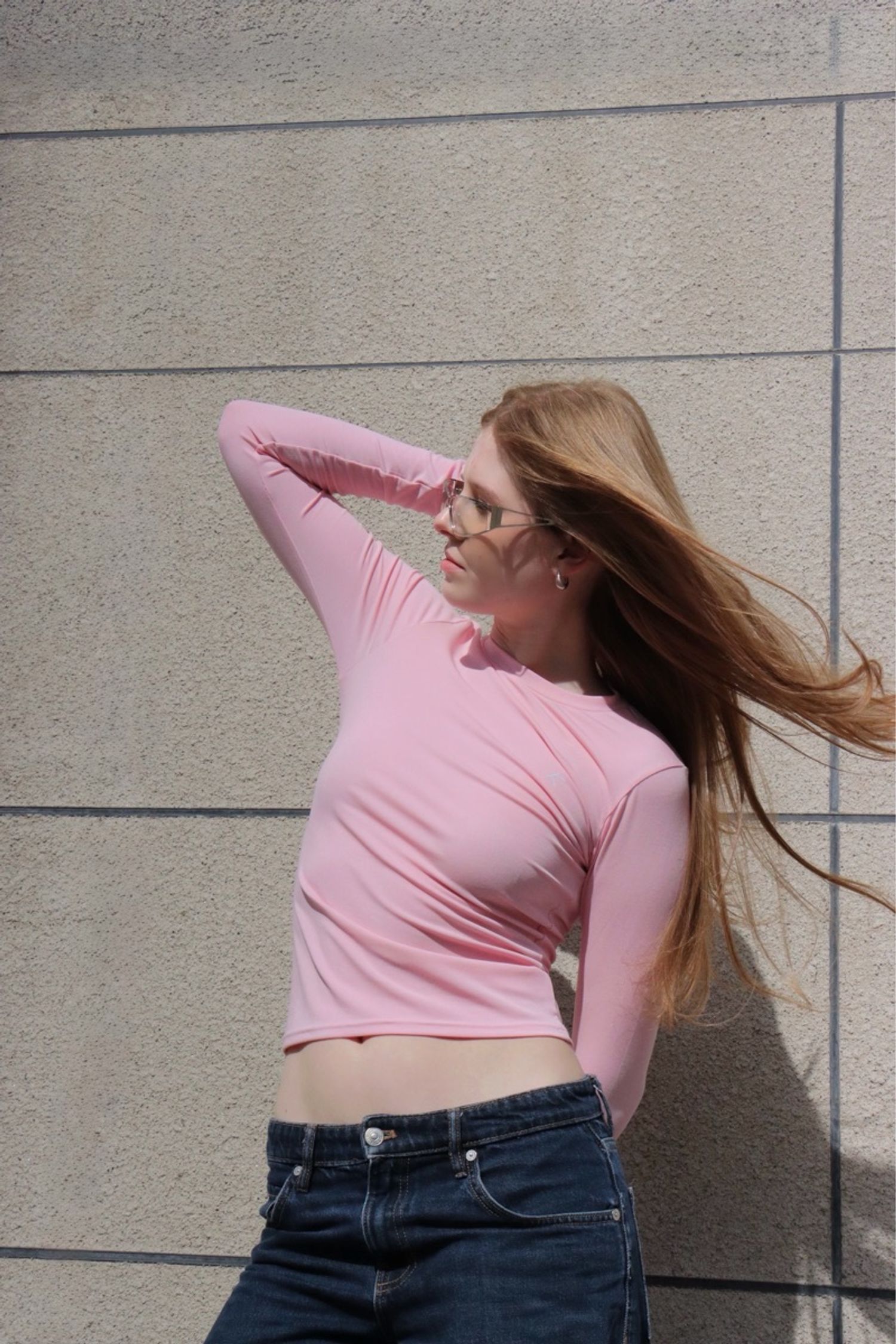 Lyocell basic long sleeve top