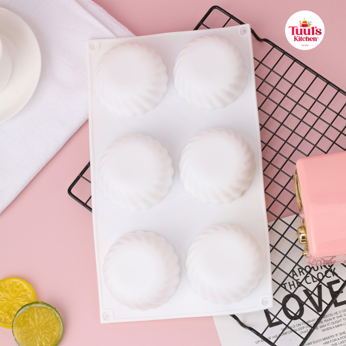 Мүссний тал мушгиа хээтэй 6тай силикон хэв