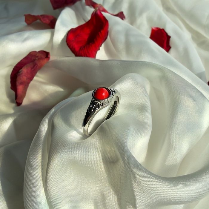 Red Jasper Silver Ring | Бөгж