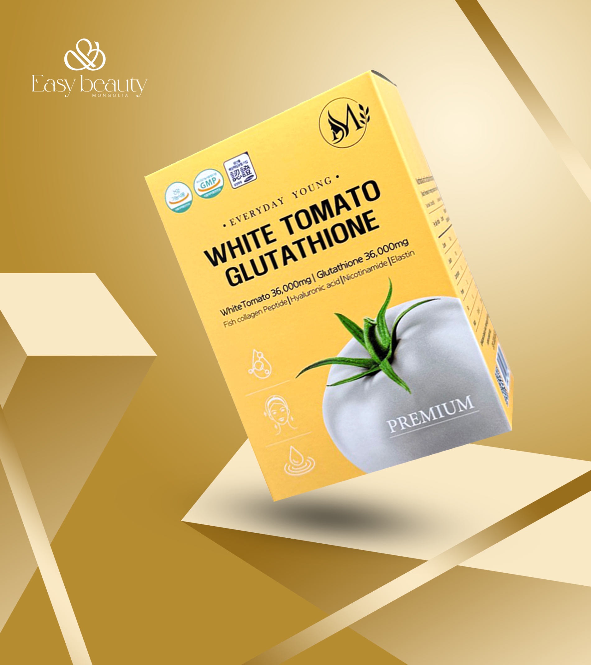 glutathione white tomato Vividraw Radiance Ampoule 40ml Ice White Tomato Drink 2.0