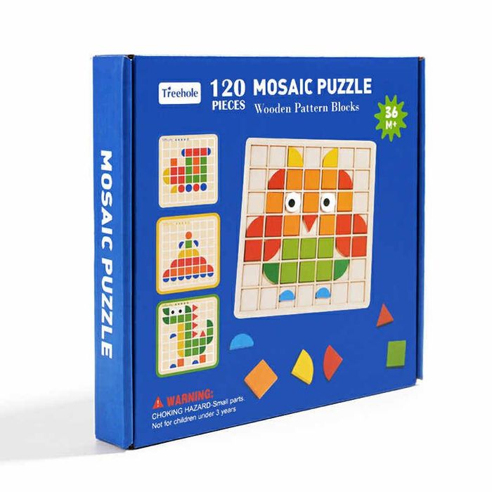Wooden pattern blocks