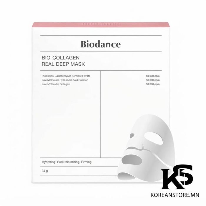 Biodance Bio-Collagen Real Deep Mask (1 хайрцагт 4 ширхэгтэй)
