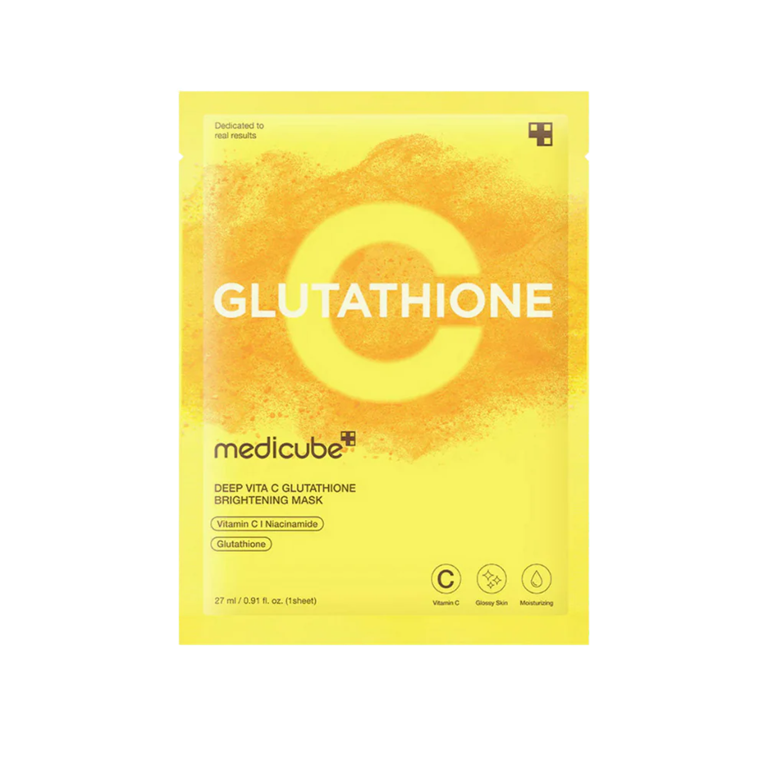 MEDICUBE Deep Vita C Glutathione Brightening Mask