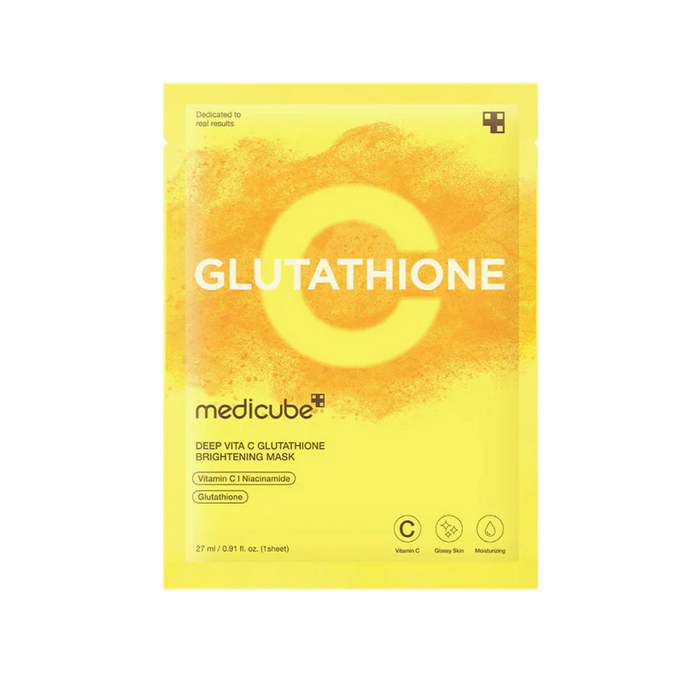 MEDICUBE Deep Vita C Glutathione Brightening Mask