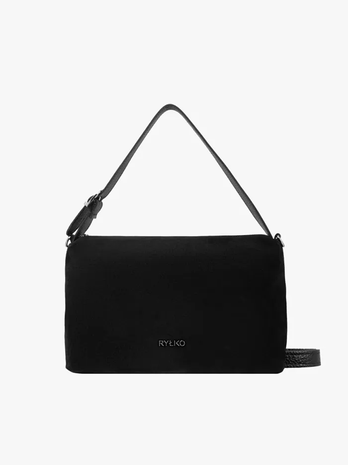 Black medium-sized handbag