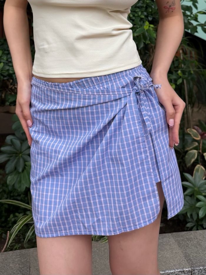 Wrapped mini skort/Ягаан судал