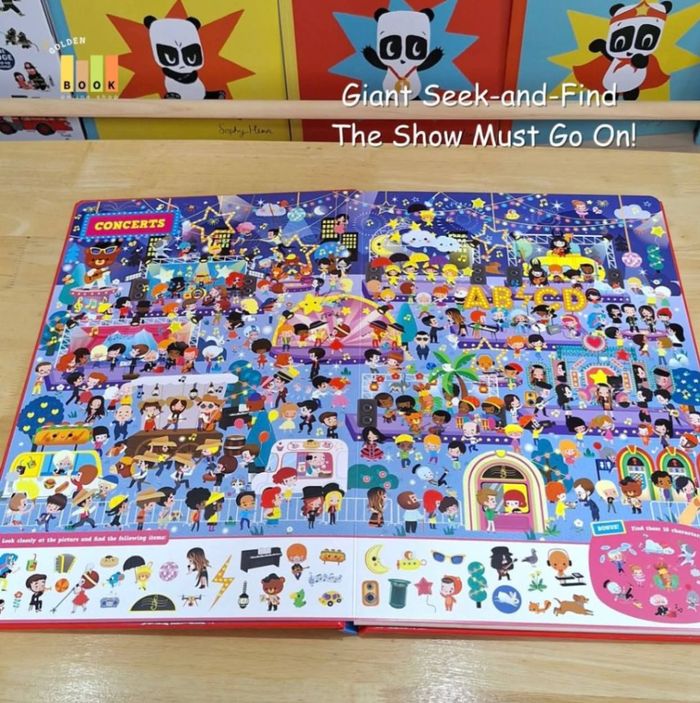 The Show Must Go On! Giant Seek-and-Find