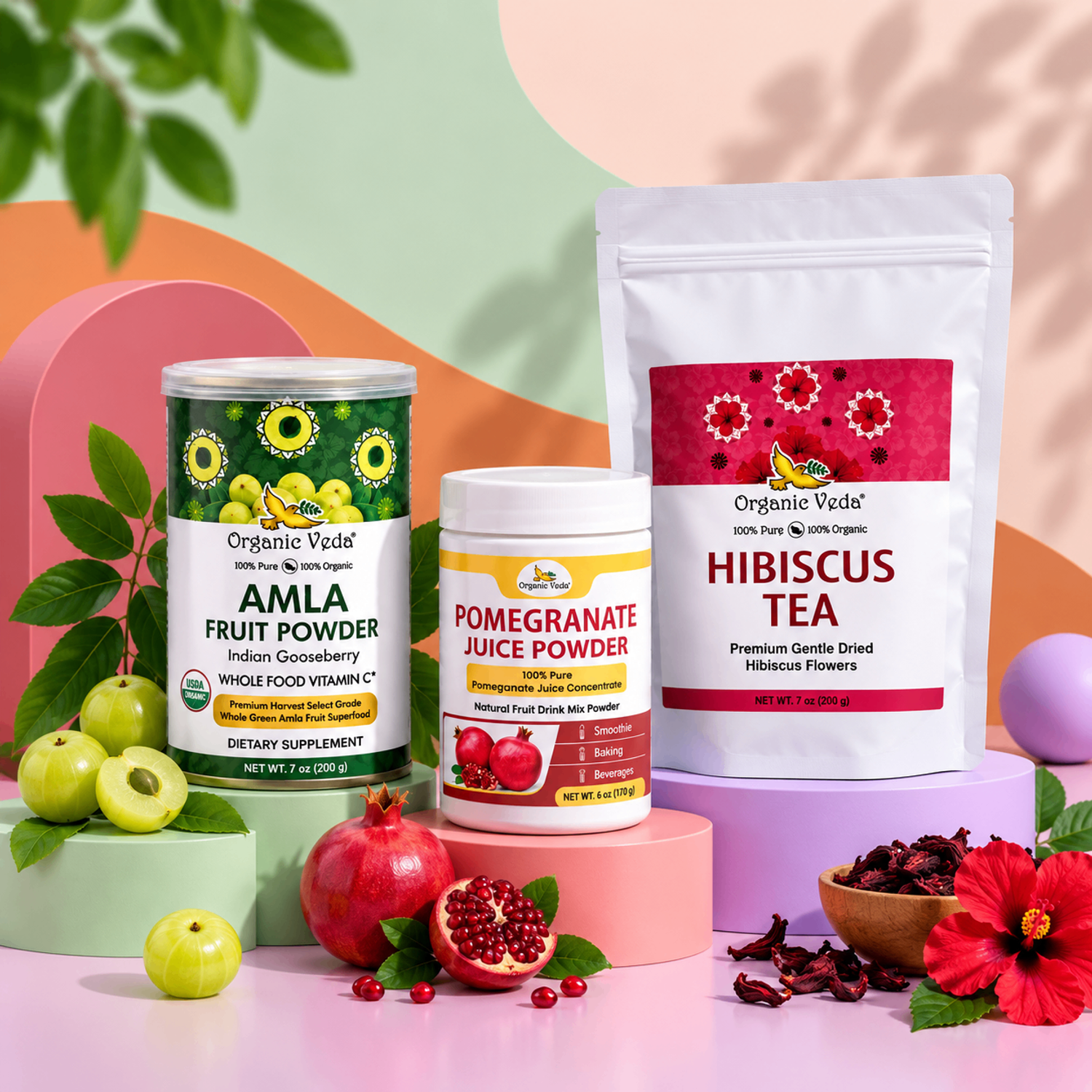 Organic Veda – Women’s Triple Antioxidant Beauty Bundle
