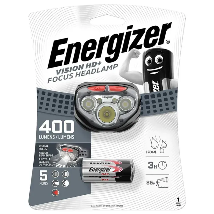 Energizer Vision HD+Focus Headlamp 400 Lumens