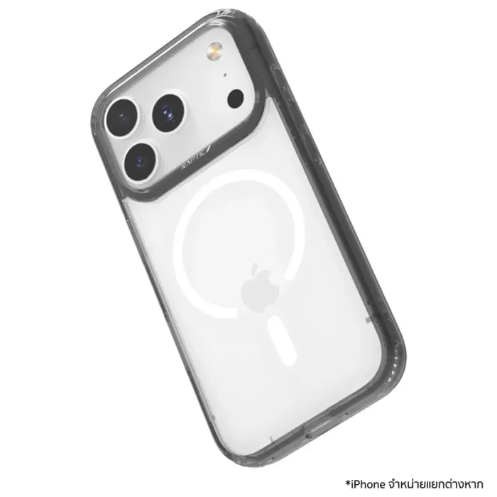 Raptic Air clear Black Magsafe for iPhone 17 Pro  Max  