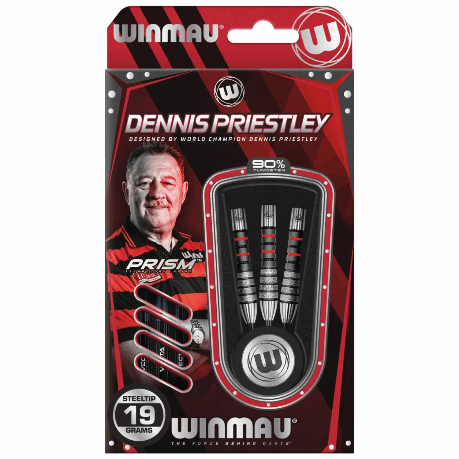 Winmau DENNIS PRIESTLEY Diamond 3-Zero 90% - Steel Tip