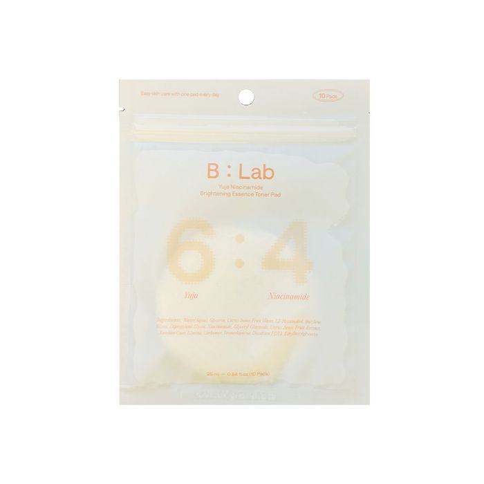 B:Lab Yuja Цайруулах Эссенз Тонер Пад 10 ширхэг