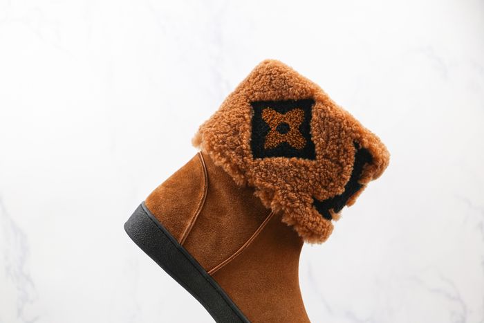 LOUIS VUITTON Snowdrop Snow Boots Women's Yellow