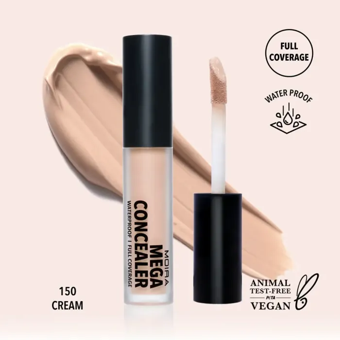 Moira Mega Waterproof concealer /150 cream /