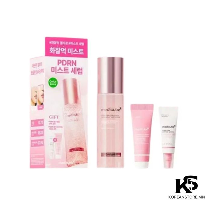 Medicube PDRN pink collagen glow jelly mist serum 100ml (+gift)