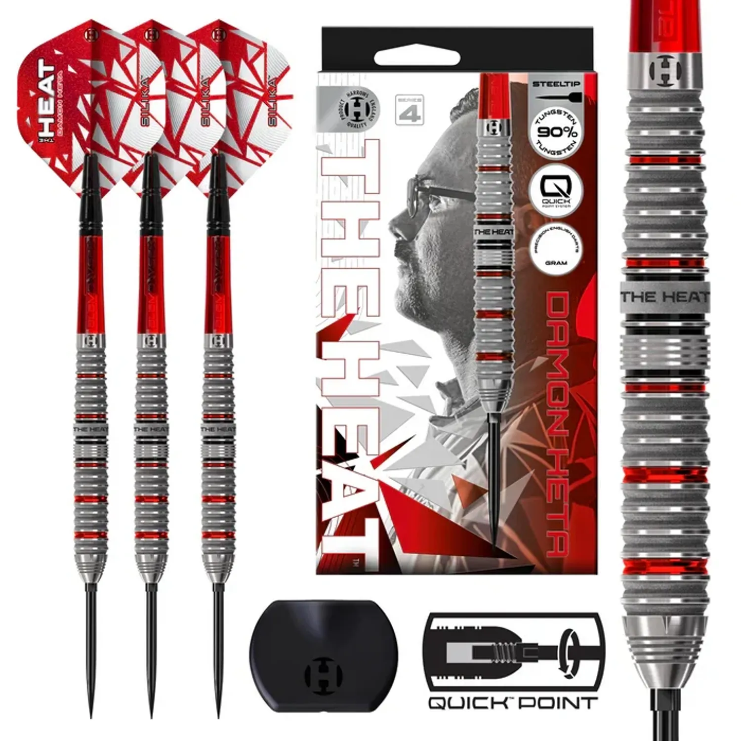 HARROWS Damon Heta 90% Series 4 Quick Point Darts