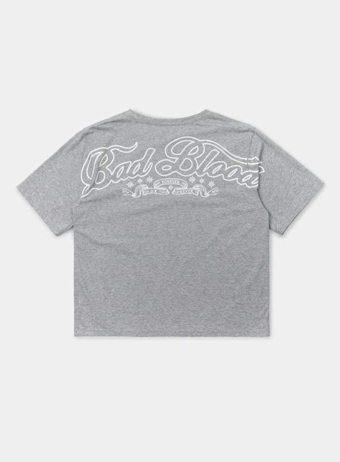  Mystic 1/2 Print T-Shirt Slim Fit - Grey