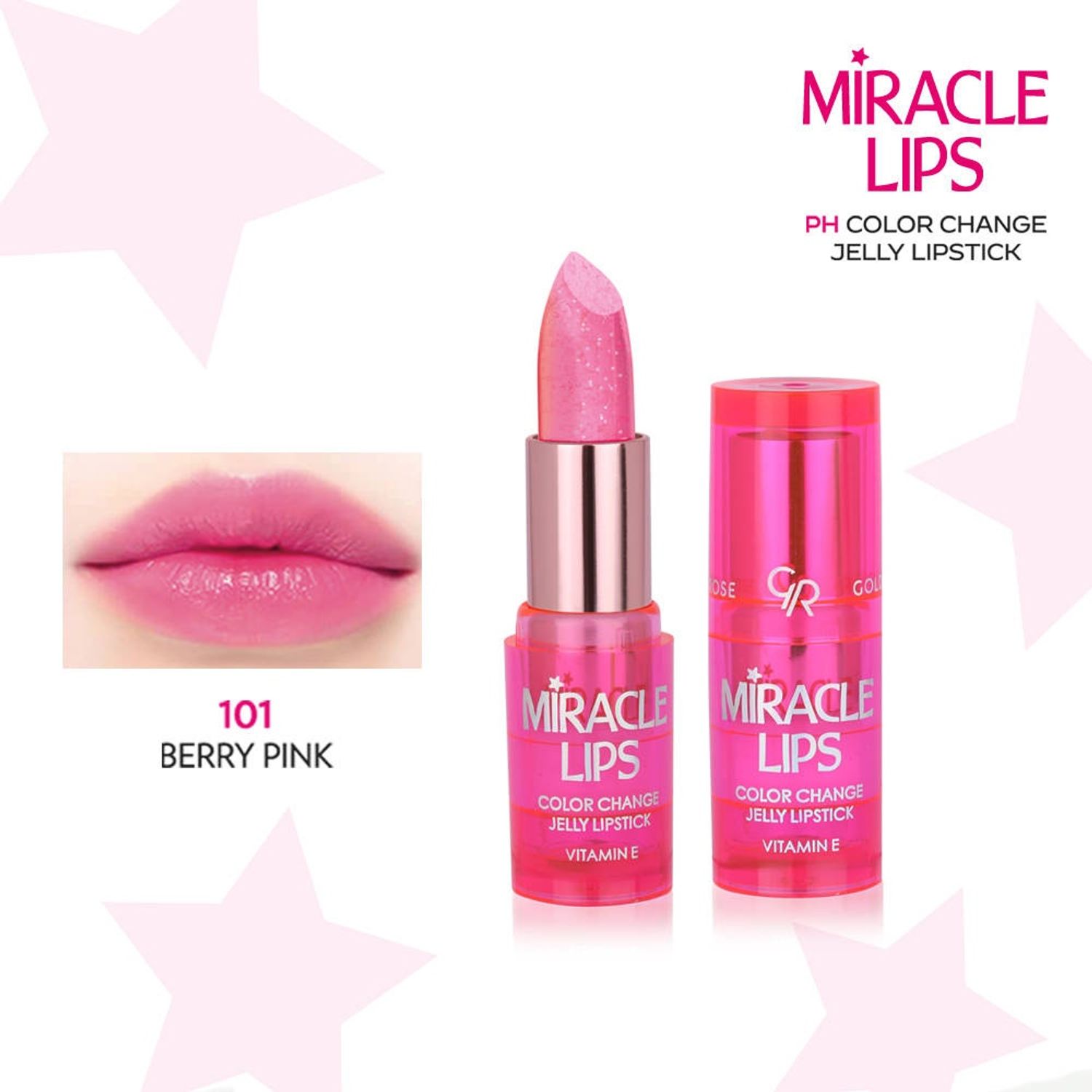 Miracle Lips Color Change Jelly Lipstick 