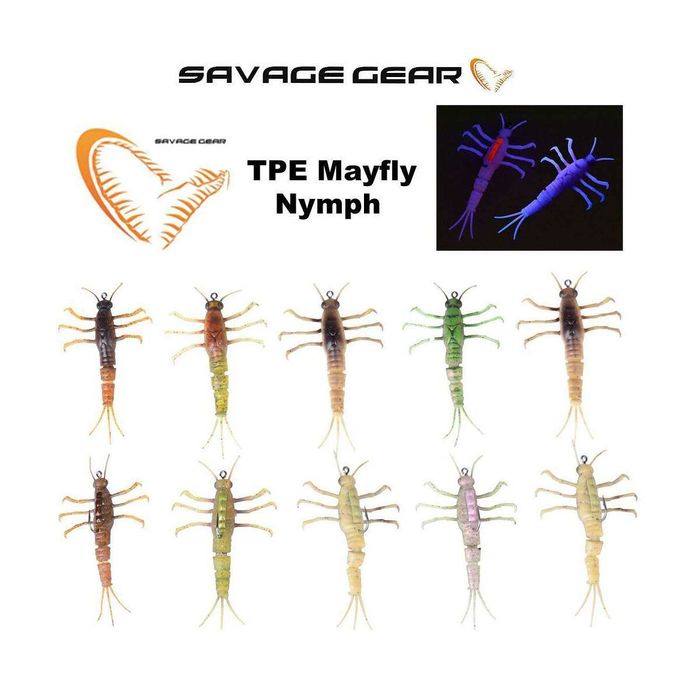 TPE MAYFLY NYMPH - 5SM/2.5G - Savage Gear