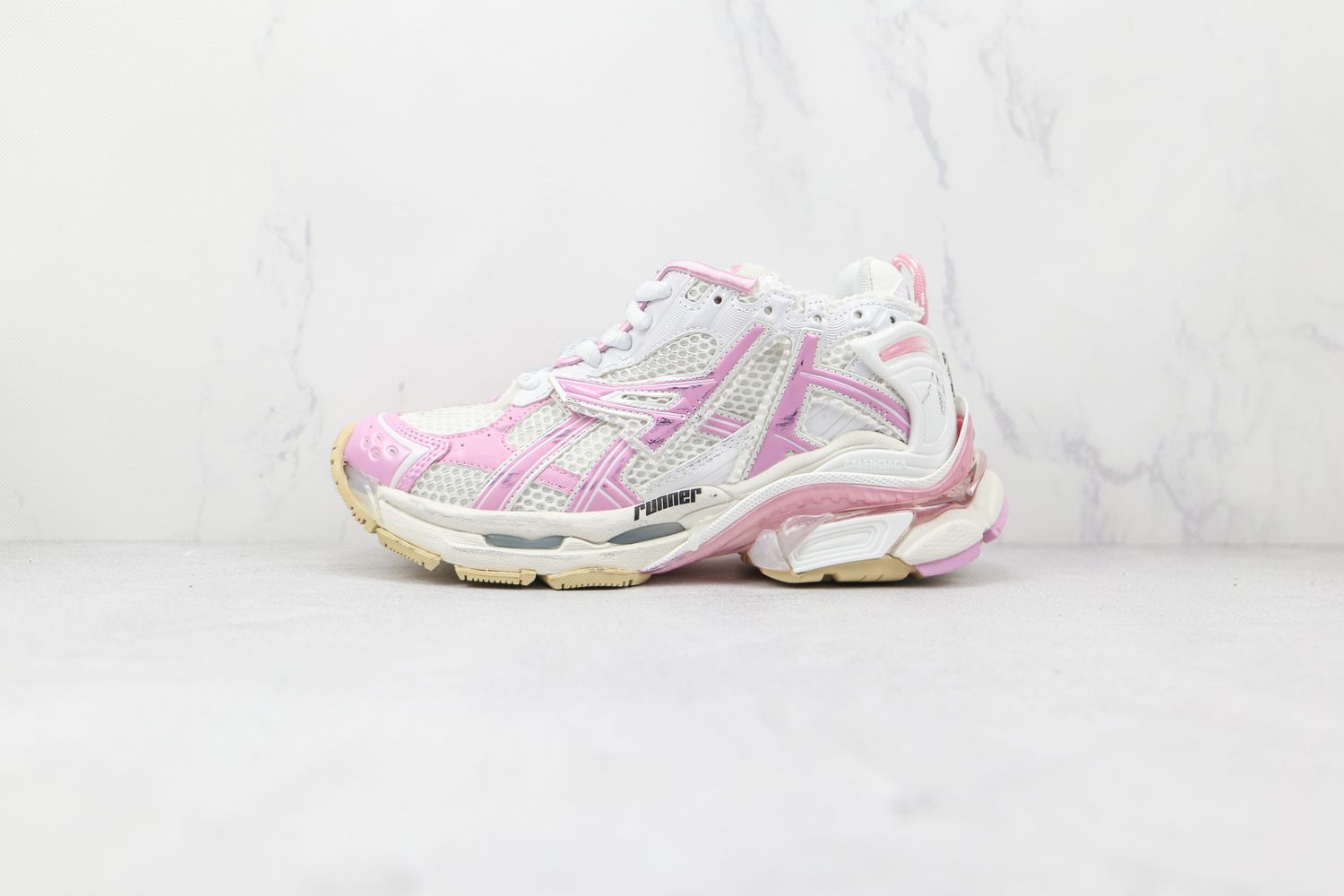 Balenciaga Runner Pink White Women's
