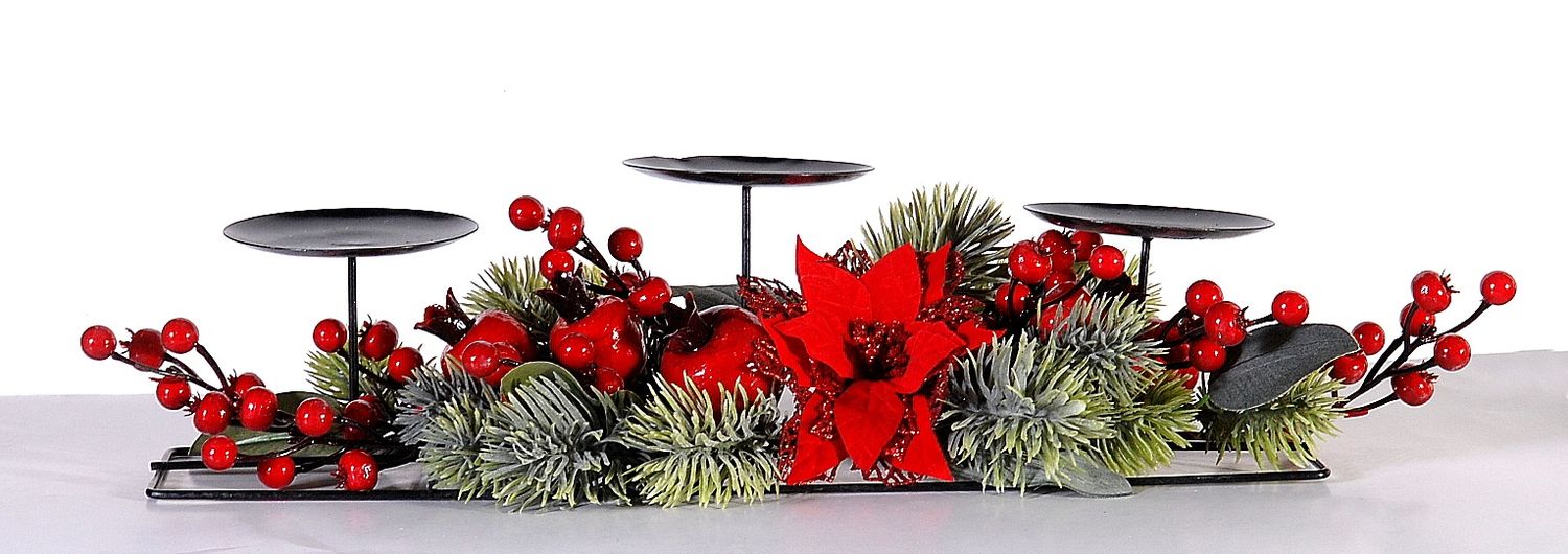  Triple candlestick decoration