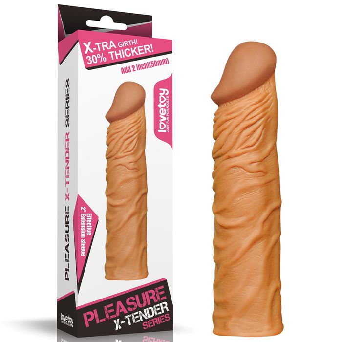 Pleasure X-tender series 2inch/50mm/Brown