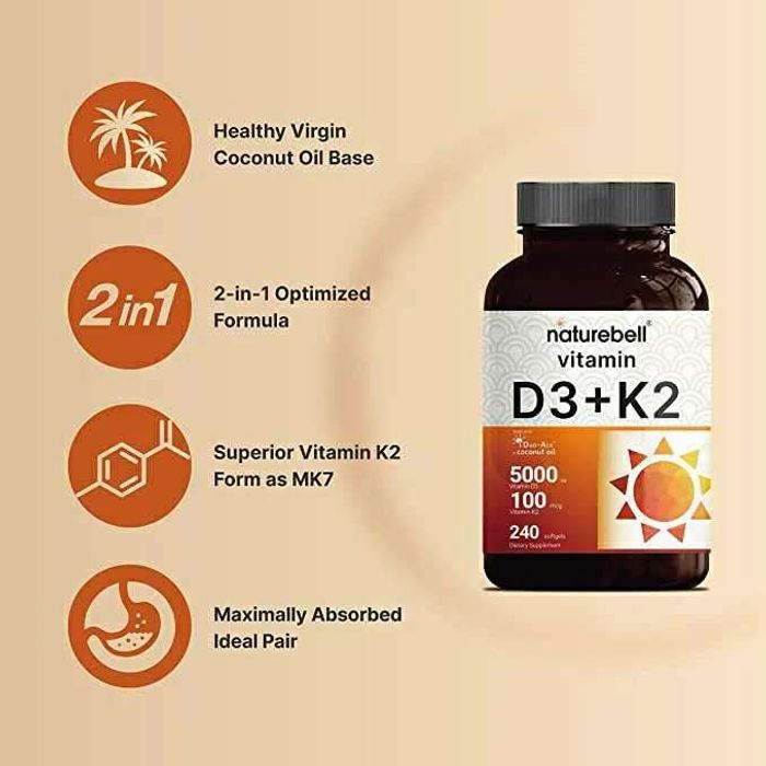 Vitamin D3 + K2 5,000 IU