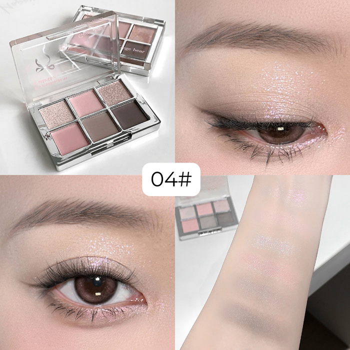 ✨ 6 Color Eyeshadow Palette – Нүдний тень палет
