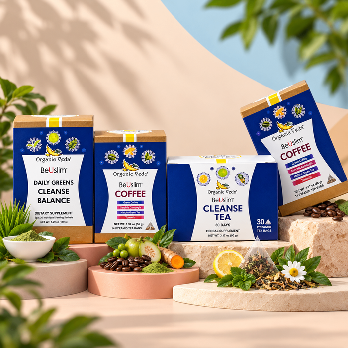 Organic Veda 30-Day Complete Cleanse & Weight Management Bundle