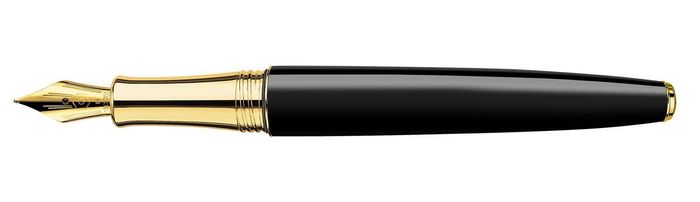 Caran d'Ache LÉMAN™ EBONY BLACK GOLD-PLATED Fountain Pen