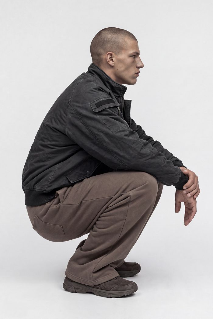 Washed Bomber Jacket