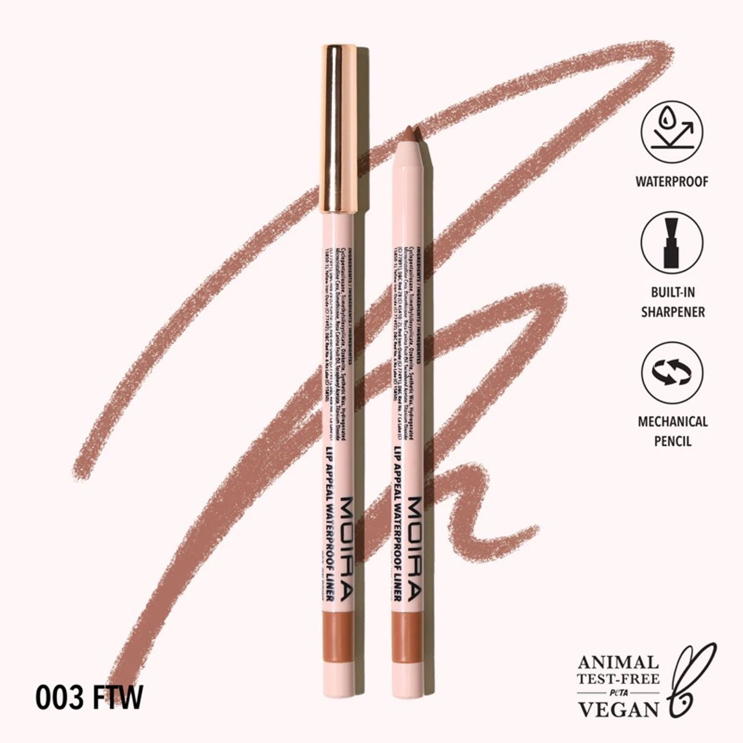 Moira lip appeal waterproof liner /003/ FTW