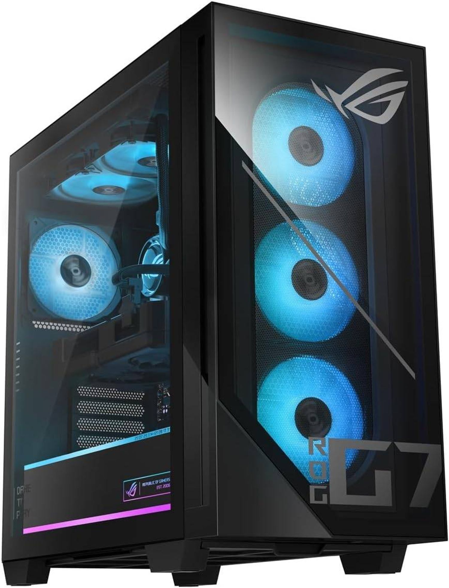 ASUS ROG G700 Gaming Desktop PC, Intel® Core™ Ultra 7 265F Processor, ASUS Prime GeForce RTX 5070 12GB Memory GDDR7, 32GB DDR5 6000MHz RAM, 1TB M2 NVMe SSD WIN11Home НѲАТ-тай ҮНЭ