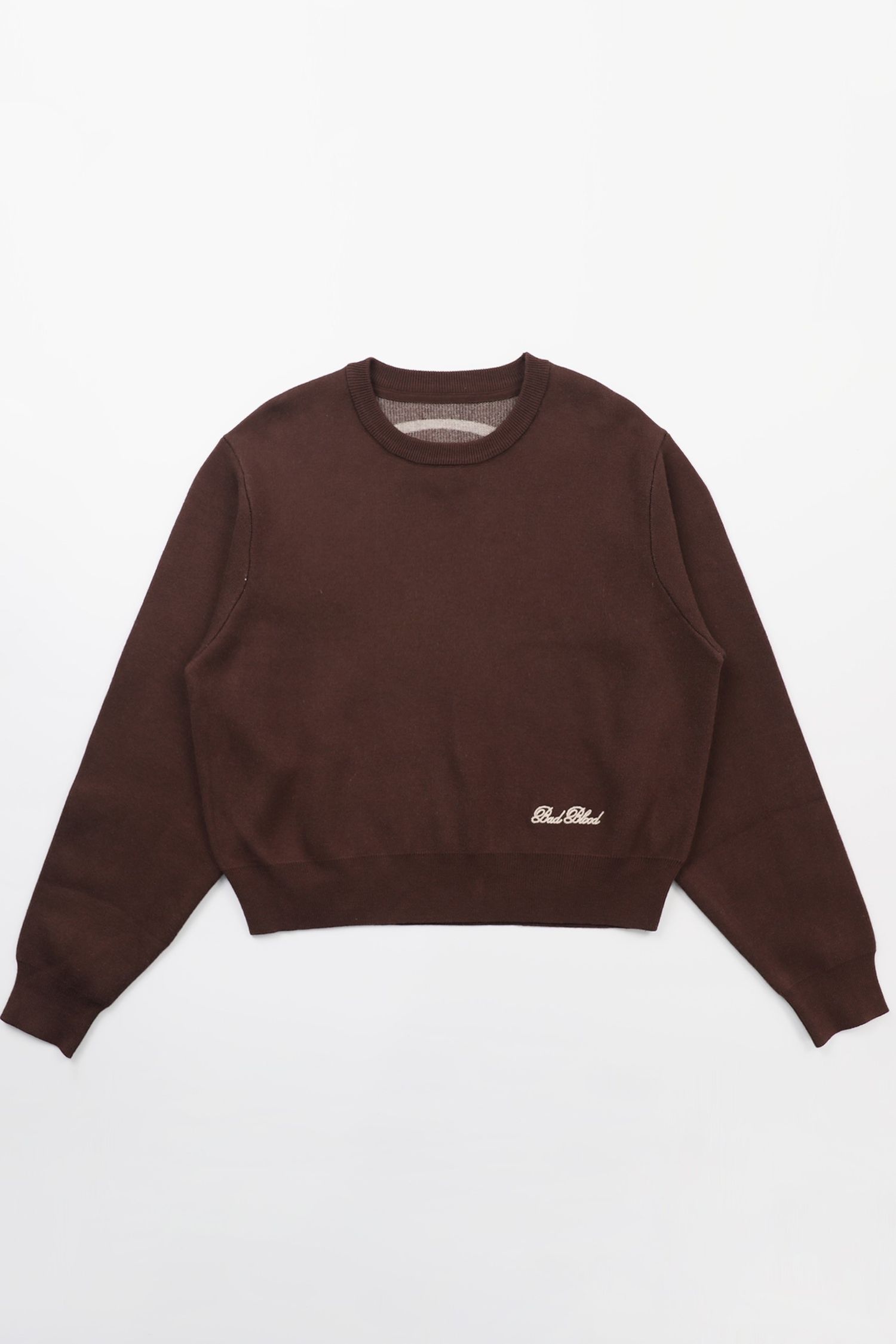 Classic Big Logo Crewneck Sweater - Brown