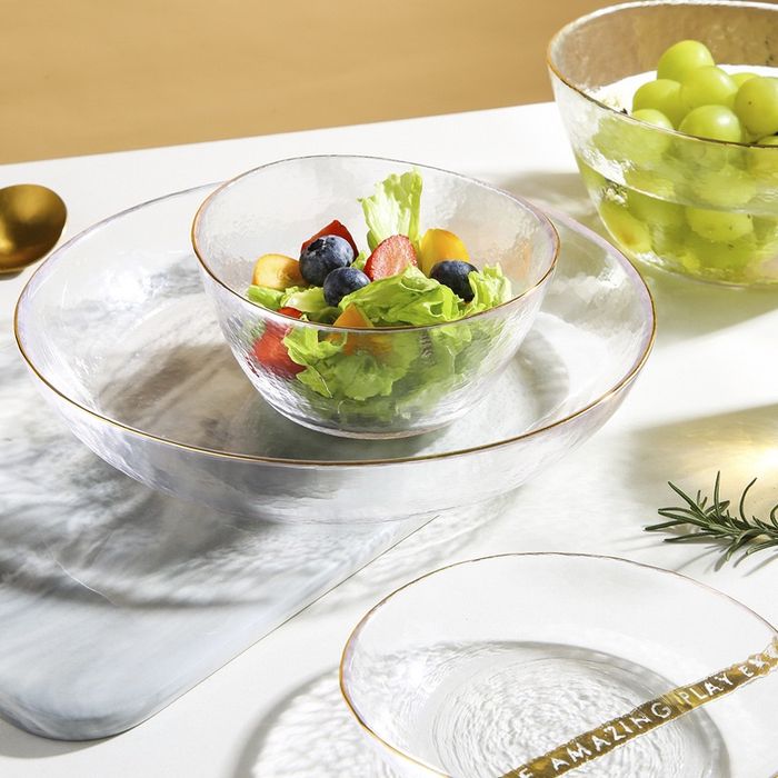 Зууш таваг нарийн алтан хүрээтэй M