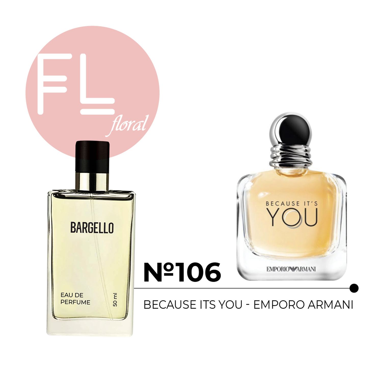 №106 for women 50 ml /GIORGIO ARMANI - BECAUSE ITS YOU/