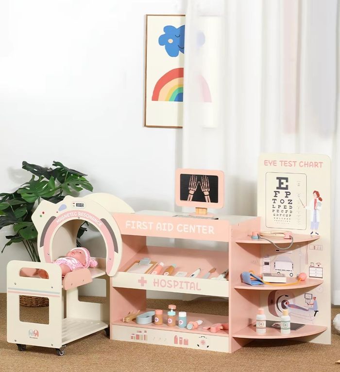 Wooden First Aid Hospital Playset