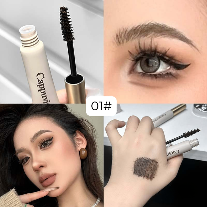 ✨ Cappuvini Eyebrow Mascara – Хөмсөг хэлбэржүүлэгч маскара