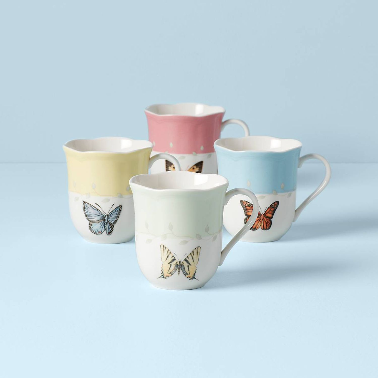 BUTTERFLY MDW DW DESSERT MUG S/4