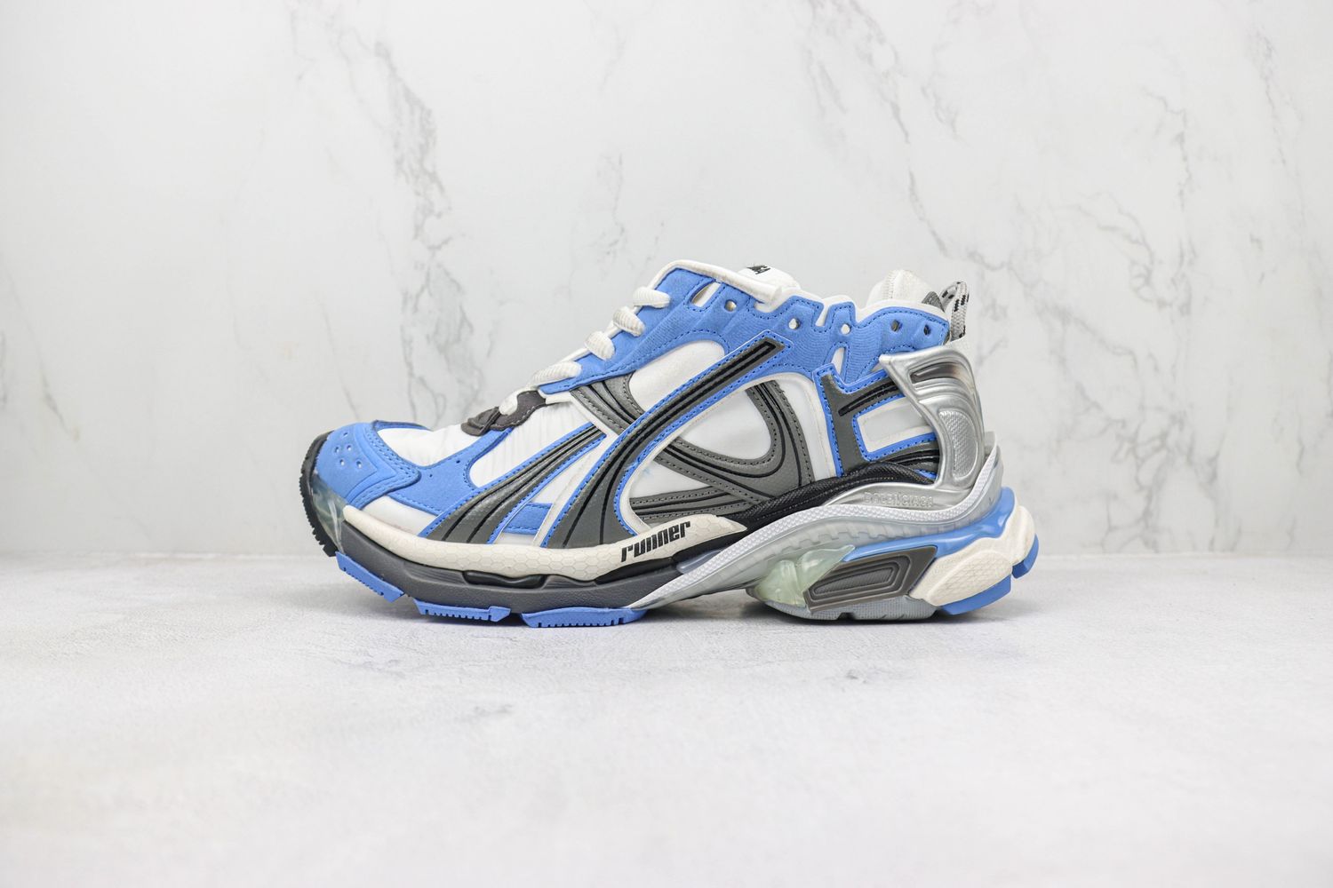 Balenciaga 7,0 Runner Blue White Grey
