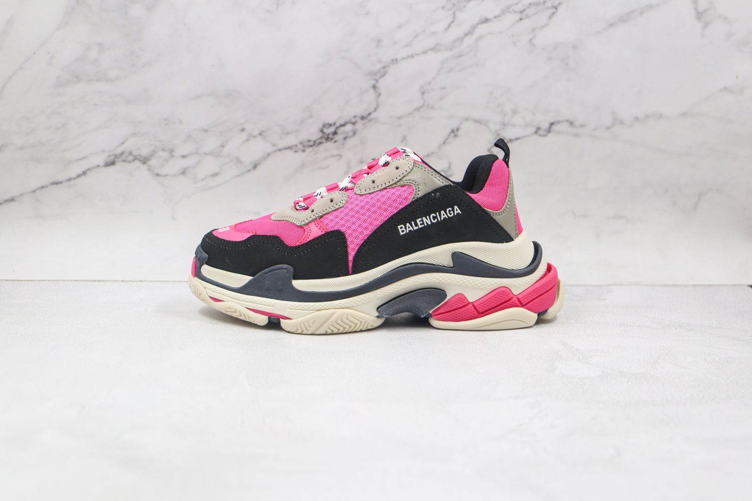 Balenciaga Wmns Triple S 'Fluo Pink'