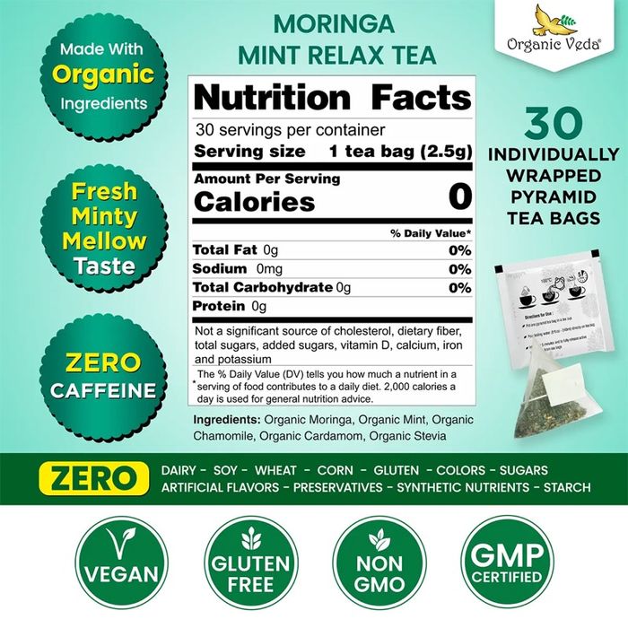 MORINGA MINT RELAX TEA
