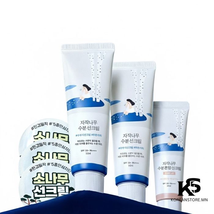 Round Lab Sun cream 50ml  1+1  (Давхар Бэлгэнд Tone-up Sun cream 30ml)