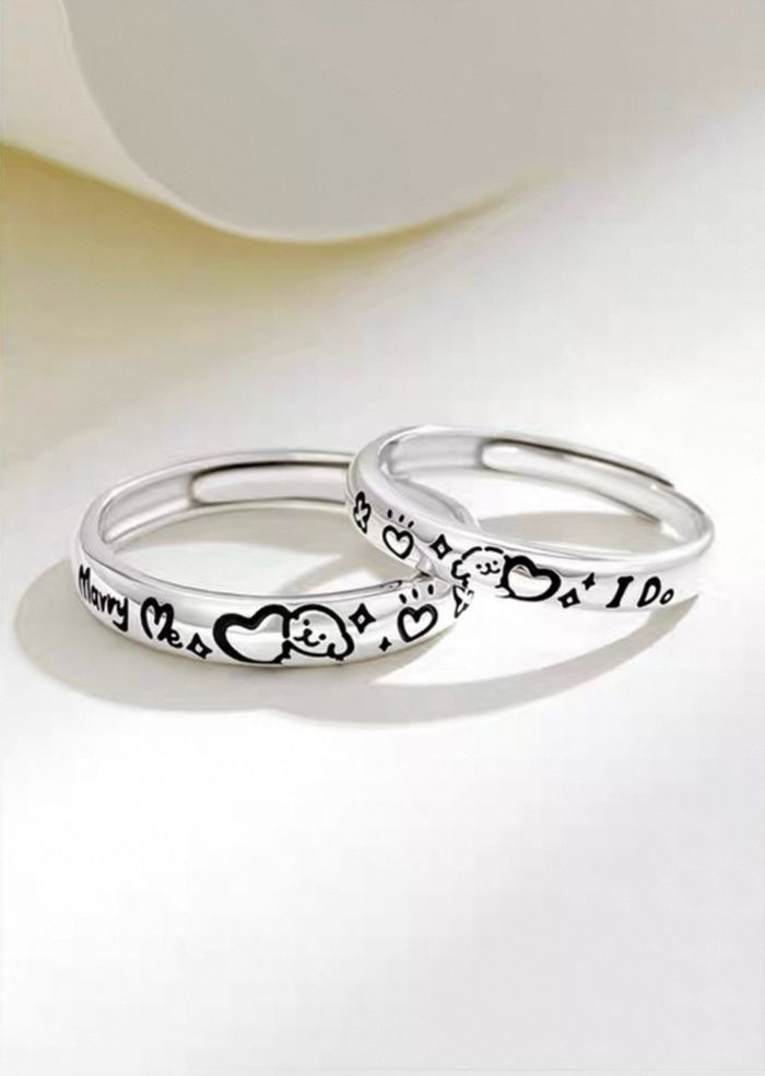 Хос мөнгөн бөгж #2